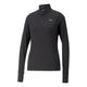 Puma Run Favorite 1/4 Zip Running Tops Women - Black, Size 16