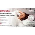 Dimplex King Washable Fleec Heated Underblanket with Dual Control