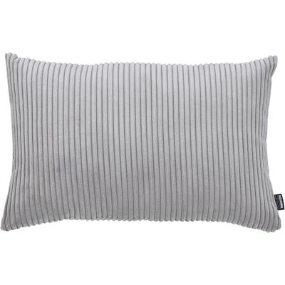 Dekokissen DONE. "Zoom", silber, B:40cm L:60cm, Obermaterial: 92% Polyester, 8% Nylon, Dekokissen_Sitzkissen_Kissenhüllen, Kissenhülle aus modernem Kordstoff Image