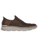 Skechers Men's Slip-ins Mark Nason: Casual Glide Cell Shoes | Size 9.5 | Brown | Leather/Synthetic/Textile