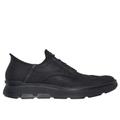 Skechers Men's Slip-ins Mark Nason: Casual Glide Cell Shoes | Size 8.5 | Black | Leather/Synthetic/Textile