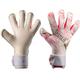 ONE GEO 3.0 Amped Junior Goalkeeper Gloves Size 4 White/Pink