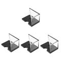 ibasenice 4pcs Box Poker Rack Waste Box Playing Card Holder Acrylic Playing Card Box Toy Container Clear Tray Trading Tray Playing Tray Poker Cards Case Acrylic Playing Card Cases Home Field