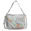 Vera Bradley Women's Carson Shoulder Bag Crossbody Purse, Citrus Paisley-Recycled Cotton, One Size