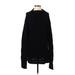 Emporio Armani Wool Pullover Sweater: Black Sweaters & Sweatshirts - Women's Size 38