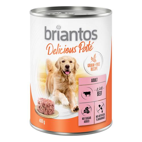 Sparpaket Briantos Delicious Paté 24 x 400 g - Rind