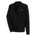 Men's Antigua Black Miami Heat Victory Button-Up Cardigan