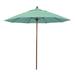 Freeport Park® Inglesbatch 9 Ft. Commercial Woodgrain Market Patio Umbrella Fiberglass Ribs In Sunbrella Metal | 103 H x 108 W x 108 D in | Wayfair