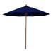 Freeport Park® Inglesbatch 9 Ft. Commercial Woodgrain Market Patio Umbrella Fiberglass Ribs In Sunbrella Metal | 103 H x 108 W x 108 D in | Wayfair