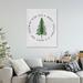 KAVKA DESIGNS 'We Wish You a Merry Christmas' - Wrapped Canvas Graphic Art Print on Canvas in Green | 10 H x 1.3 D in | Wayfair