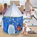 iMounTEK 3.12' x 3.12' Indoor/Outdoor Polyester Pop-Up Play Tent w/ Carrying Bag Polyester in Gray/Blue | 50.39 H x 37.4 W x 40.94 D in | Wayfair