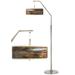 Embracing Change Giclee Shade Arc Floor Lamp