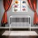 Harriet Bee Herchel Adjustable Height Crib Wood in Black | 35 H x 29.7 W x 53 D in | Wayfair 0F71F87889AC4F66BCEA39B3BF722AED