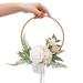 The Holiday Aisle® Faux 7.87" Wreath in Pink | 1.18 H x 7.87 W x 7.87 D in | Wayfair A6215223CF79484786C7518EAE6C800F