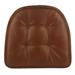 Ebern Designs Non-Slip Faux Leather Dining Room & Kitchen Seat Cushions, 16 X 15 X 2 Inches Polyester in Brown | 2 H x 16 W x 15 D in | Outdoor Furniture | Wayfair