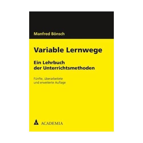 Variable Lernwege – Manfred Bönsch