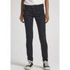 Skinny-fit-Jeans PEPE JEANS "SOHO", Damen, Gr. 28, Länge 28, schwarz, Denim/Jeans, Obermaterial: 80% Baumwolle, 17% Polyester, 3% Elasthan, casual, skinny fit lang, Jeans, im 5-Pocket-Stil mit 1-Knopf Bund und Stretch-Anteil