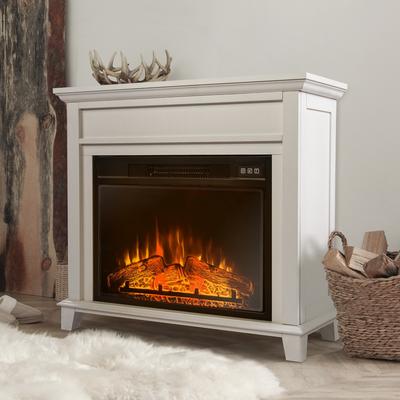 31.65'' /47.6'' Freestanding Electric Fireplace With Mantel