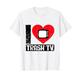 I Love Trash TV Fernsehen Fernseher Binge Trash TV Fan T-Shirt