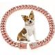 Diamond Gold Dog Collar Dog Necklace Hip Hop Style