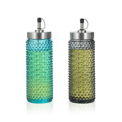 Hobnail Oil Dispenser Bottle 16.7 oz. set of 2 - N/A