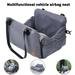 TITOUMI Dog Car Seat for Small Dogs Fully Removable and Washable Puppy Booster Seat with Storage Pockets Portable Soft Dog Car Travel Bed