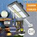 Commercial Solar Street Light 3500W 990000LM Dusk to Dawn Solar Motion Sensor Lights with Remote Control Solar Security Wall Light Road Lamp for Garden Yard Patio Parking Lot With PIR+Pole+Remote