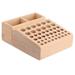 Wooden Leather Tool Holder Wooden Leather Craft Tools Rack Stand with 46 holes Wooden Leather Tools Storage Box for Hole Punch Leather Tools. 5.9 x 5.1 x 2.4