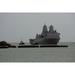 The amphibious transport dock ship USS Mesa Verde (LPD 19) pulls into Naval Station Rota. Mesa Verde - Laminated Poster Print - 20 Inch by 30 Inch with Bright Colors and Vivid Imagery