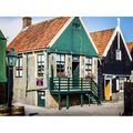 Zuiderzee Museum Outdoor Museum Shop Authentic - Laminated Poster Print - 12 Inch by 18 Inch with Bright Colors and Vivid Imagery
