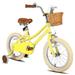 JOYSTAR Girls Bike for 2-12 Years Old Toddlers and Kids 12 14 16 Kids Bike with Training Wheels & Basket 20 Inch Kid s Bicycle with Kickstand Retro Style Bikes