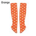 Fashion DIY Children Kids Girl Doll Dot Socks Doll s Clothes Accessories 1/6 Doll Stockings Christmas Gift ORANGE