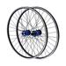 Mountain Bike Wheelset 27.5 Inch Aluminum Alloy Rim Disc Brake MTB Wheelset Black Wheels(Front+Rear)