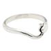 Snake Mystery,'High-Polished Snake-Shaped Sterling Silver Band Ring'