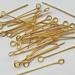 700pcs Assorted of 7 Sizes Gold Mix Eye Pins for Jewelry Making (Gold Mix)