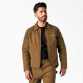 Dickies Men's Waxed Canvas Service Jacket - Brown Duck Size M (TJ400)