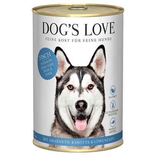 Dog´s Love Adult 6 x 400 g – Fisch