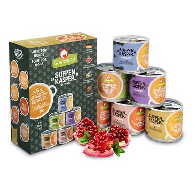 24x140g GranataPet Suppenkasper Probierpaket Hundefutter nass