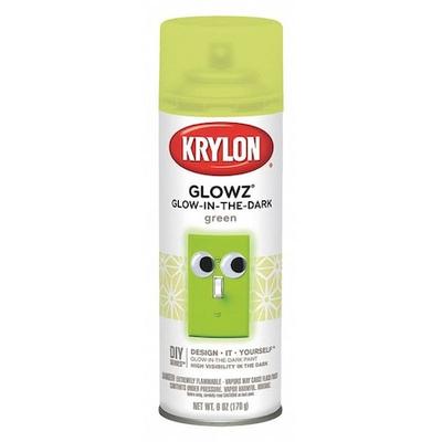 KRYLON K03150007 Spray Paint, Green, Gloss, Solvent, 6 oz