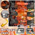 Ploknplq Bbq Grill Barbecue Creative Foldable Stitching Puppy Rack Barbecue Dog Stand Kitchenï¼ŒDining & Bar Kitchen Mat Bacon