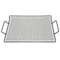 FRCOLOR 1Pc Portable BBQ Rack Stainless Steel Cooking Grid Folding Barbecue Gril