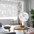 Nisorpa 24 Pcs Hanging Room Divider Decorative Screen Panels DIY Flower Carving Room Partition Hollow Out Design for Living Room Bedroom Office Restaurant Hotel Bar White