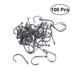 BESTONZON 100 PCS Fishing Hooks High Carbon Steel Perforated Fishing Hooks Fly Fishing Hooks Fishing Tackle Set for Salt Water Fresh Water Lakes Rivers Streams (#9)