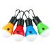 Tent Lamp Portable LED Tent Light 4 Packs Clip Hook Hurricane Emergency Lights LED Camping Light Bulb Camping Tent Lantern Bulb Camping Equipment for Camping Hiking Backpacking Fishing Outage