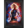 Brie Larson Captain Marvel Autographed Framed 27" x 40" Movie Poster