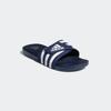 Badesandale ADIDAS SPORTSWEAR "ADISSAGE BADESCHLAPPEN", Gr. 48,5, blau (dunkelblau, cloud weiß, dunkelblau), Synthetik, sportlich, Schuhe
