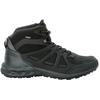 Wanderschuh JACK WOLFSKIN "WOODLAND 2 TEXAPORE MID M", Gr. 47, schwarz, Synthetik, Textil, sportlich, Schuhe, wasserdicht