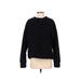 Thread & Supply Sweatshirt: Black Solid Tops - Women's Size X-Small