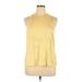 Victoria Sport Active T-Shirt: Yellow Activewear - Women's Size X-Large