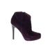 Jessica Simpson Ankle Boots: Purple Shoes - Women's Size 5 1/2